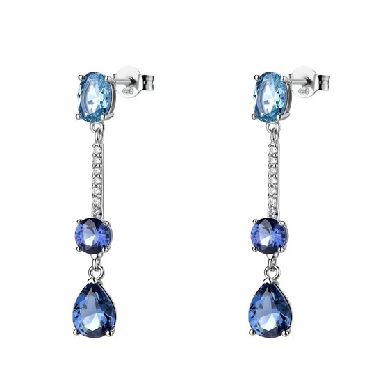 Orecchini Brosway Donna FANCY FREEDOM BLUE in Argento Cubic Zirconia FFB133 - FFB133